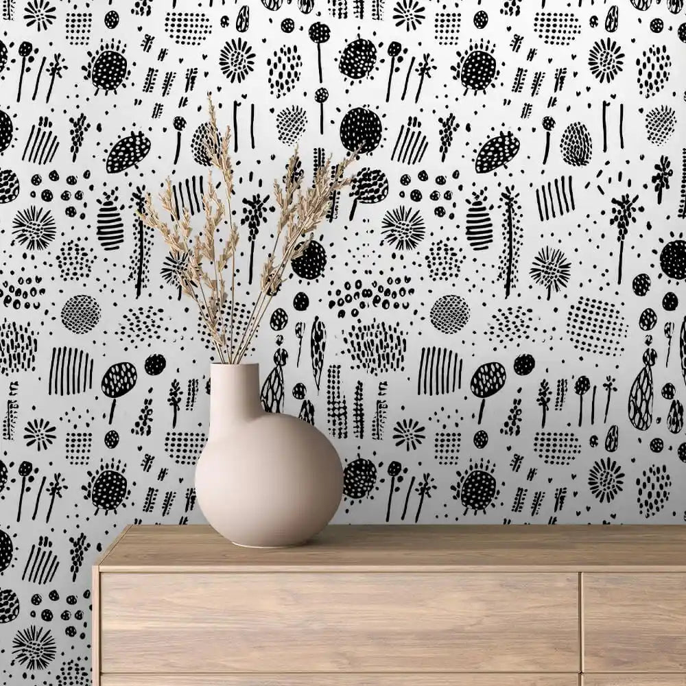 Papier Peint Graphique Design Abstrait Moderne