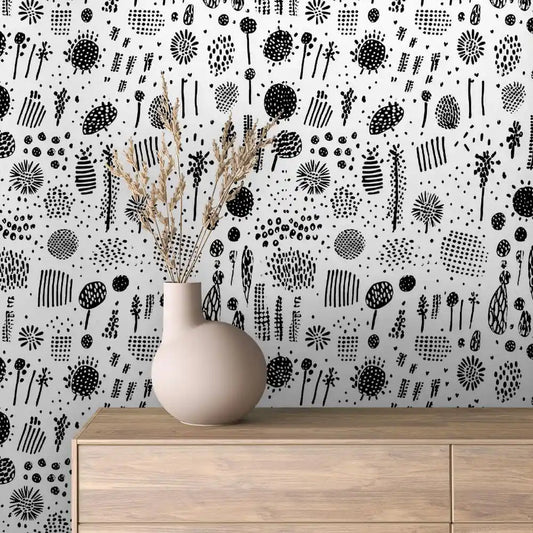 Papier Peint Graphique Design Abstrait Moderne