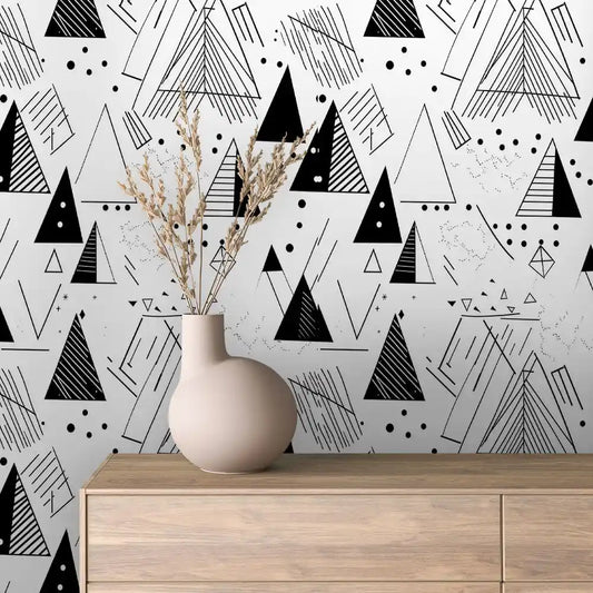 Papier Peint Graphique Design Abstrait Moderne