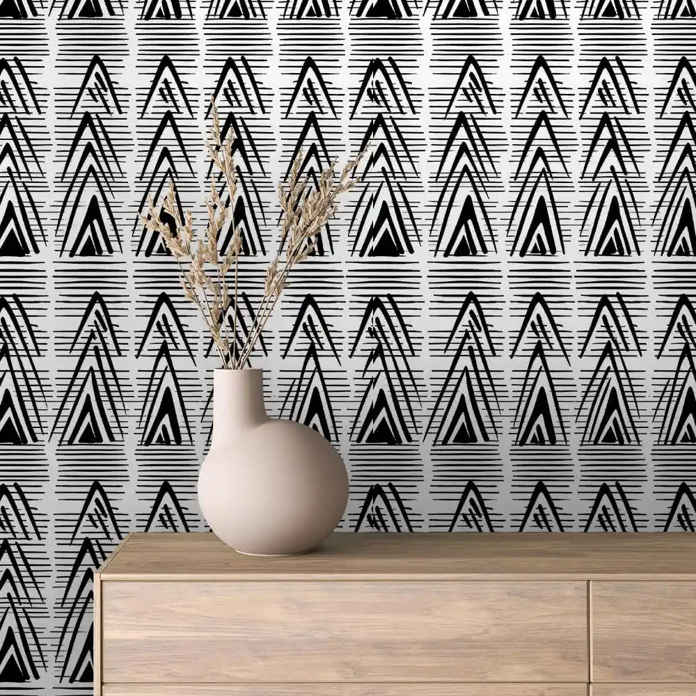 Papier Peint Graphique Design Abstrait Moderne