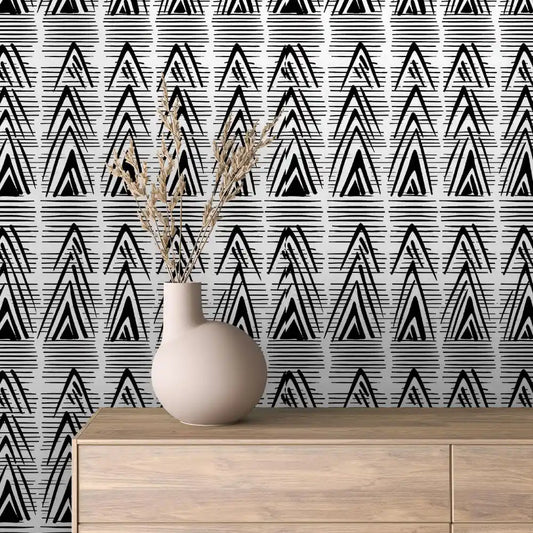 Papier Peint Graphique Design Abstrait Moderne