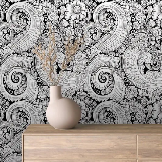 Papier Peint Graphique Design Abstrait Moderne