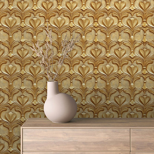 Papier Peint Prestige Marbre & Or Style Luxueux et Classique