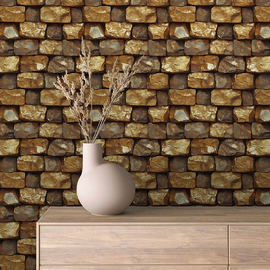 Papier Peint Prestige Marbre & Or Style Luxueux et Classique