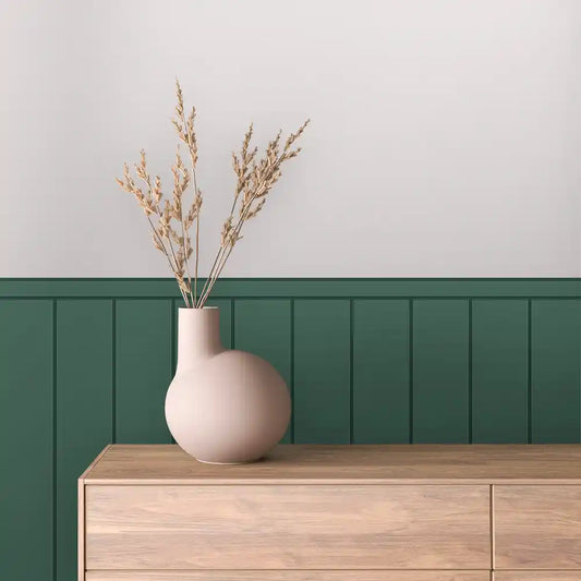 Papier Peint Minimaliste Effet Panneaux Bois