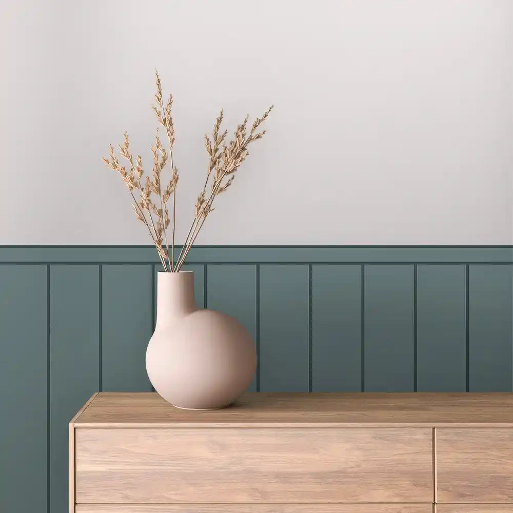 Papier Peint Minimaliste Effet Panneaux Bois
