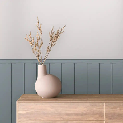 Papier Peint Minimaliste Effet Panneaux Bois