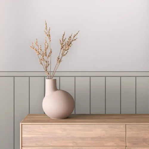 Papier Peint Minimaliste Effet Panneaux Bois