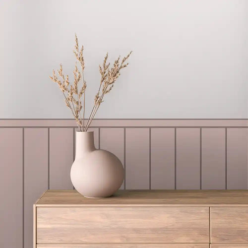 Papier Peint Minimaliste Effet Panneaux Bois