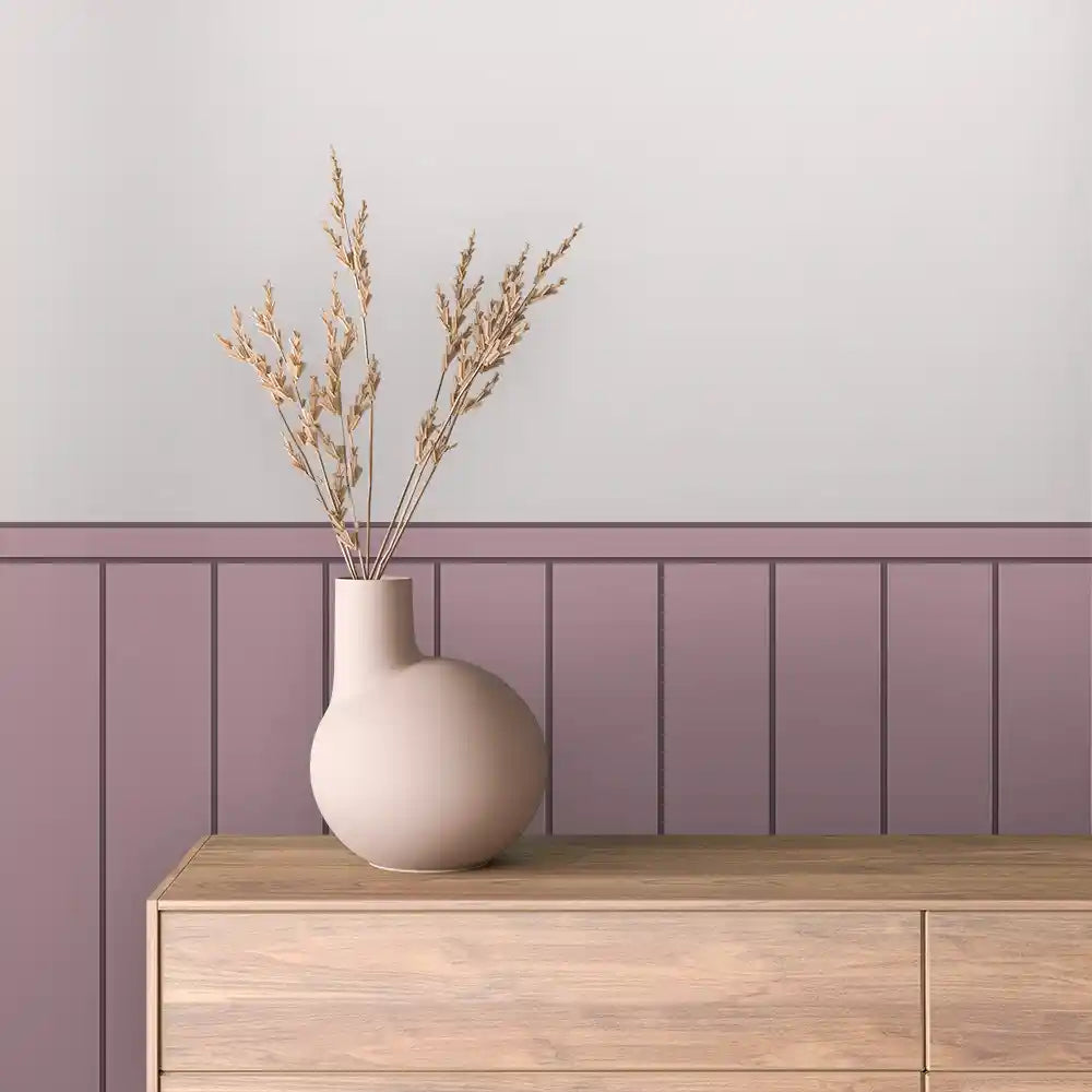 Papier Peint Minimaliste Effet Panneaux Bois