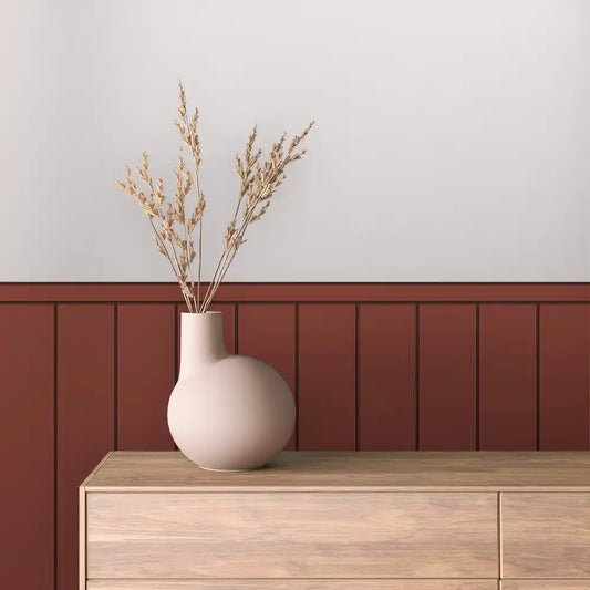 Papier Peint Minimaliste Effet Panneaux Bois