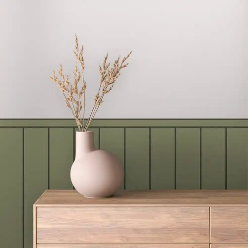 Papier Peint Minimaliste Effet Panneaux Bois