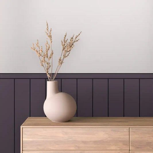 Papier Peint Minimaliste Effet Panneaux Bois