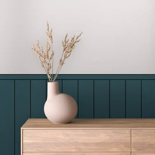 Papier Peint Minimaliste Effet Panneaux Bois
