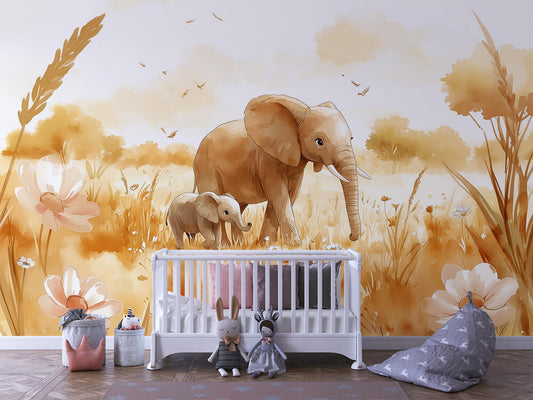 Papier Peint Enfant Jungle Animaux Décor Ludique et Coloré