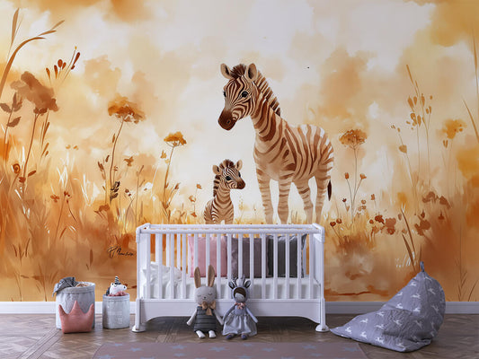 Papier Peint Enfant Jungle Animaux Décor Ludique et Coloré