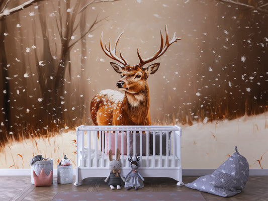 Papier Peint Enfant Jungle Animaux Décor Ludique et Coloré