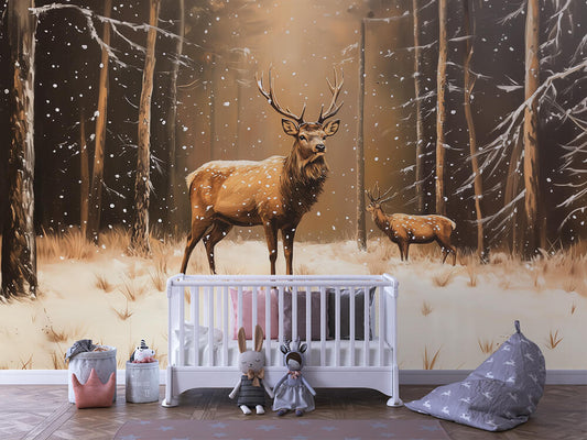 Papier Peint Enfant Jungle Animaux Décor Ludique et Coloré
