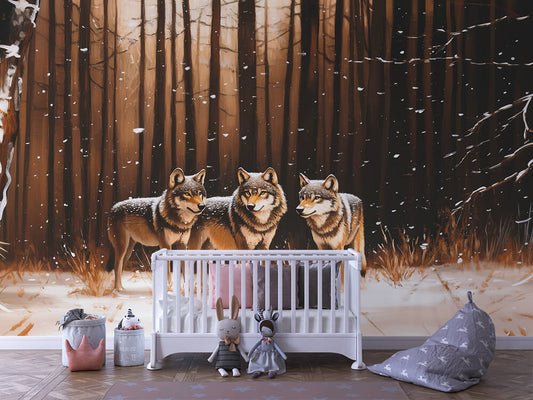 Papier Peint Enfant Jungle Animaux Décor Ludique et Coloré