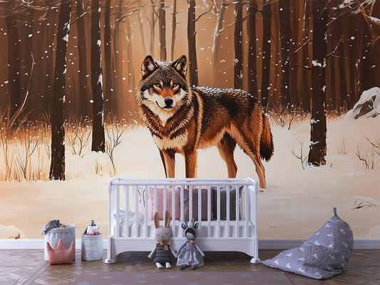 Papier Peint Enfant Jungle Animaux Décor Ludique et Coloré