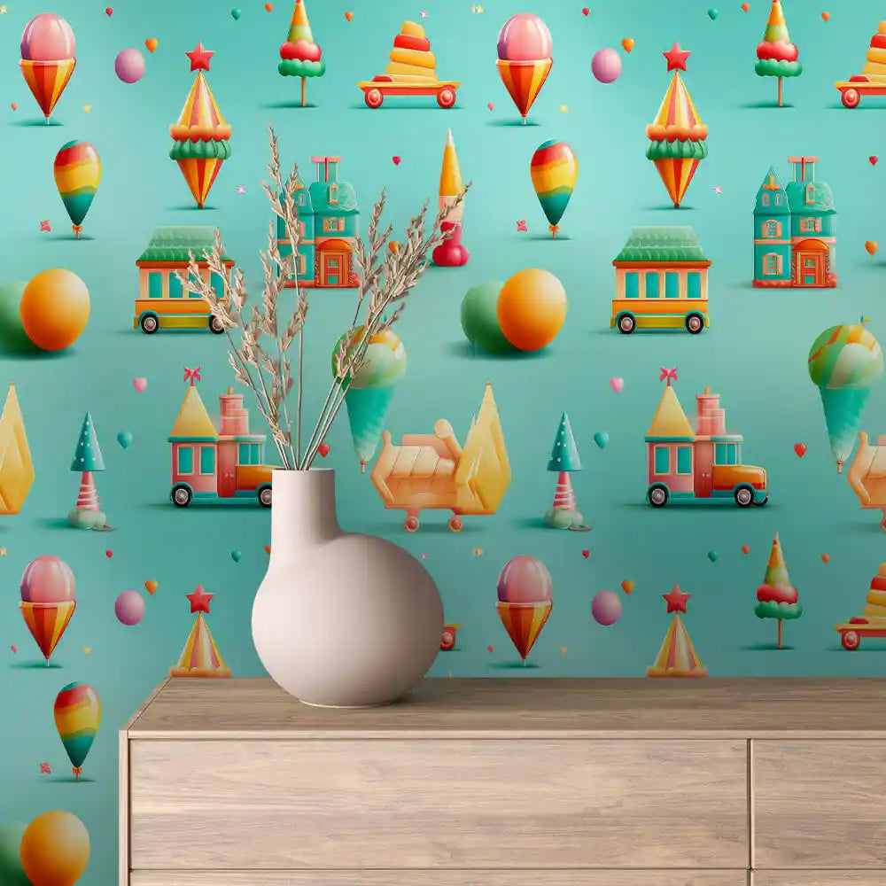Papier Peint Enfant & Bébé – Univers Doux et Coloré
