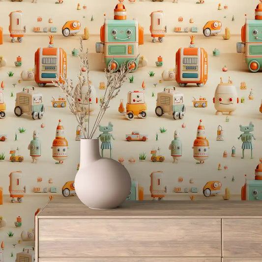 Papier Peint Enfant & Bébé – Univers Doux et Coloré