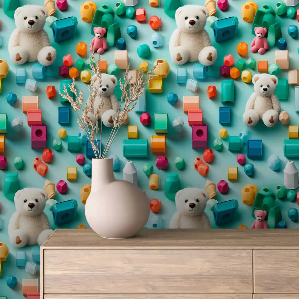 Papier Peint Enfant & Bébé – Univers Doux et Coloré