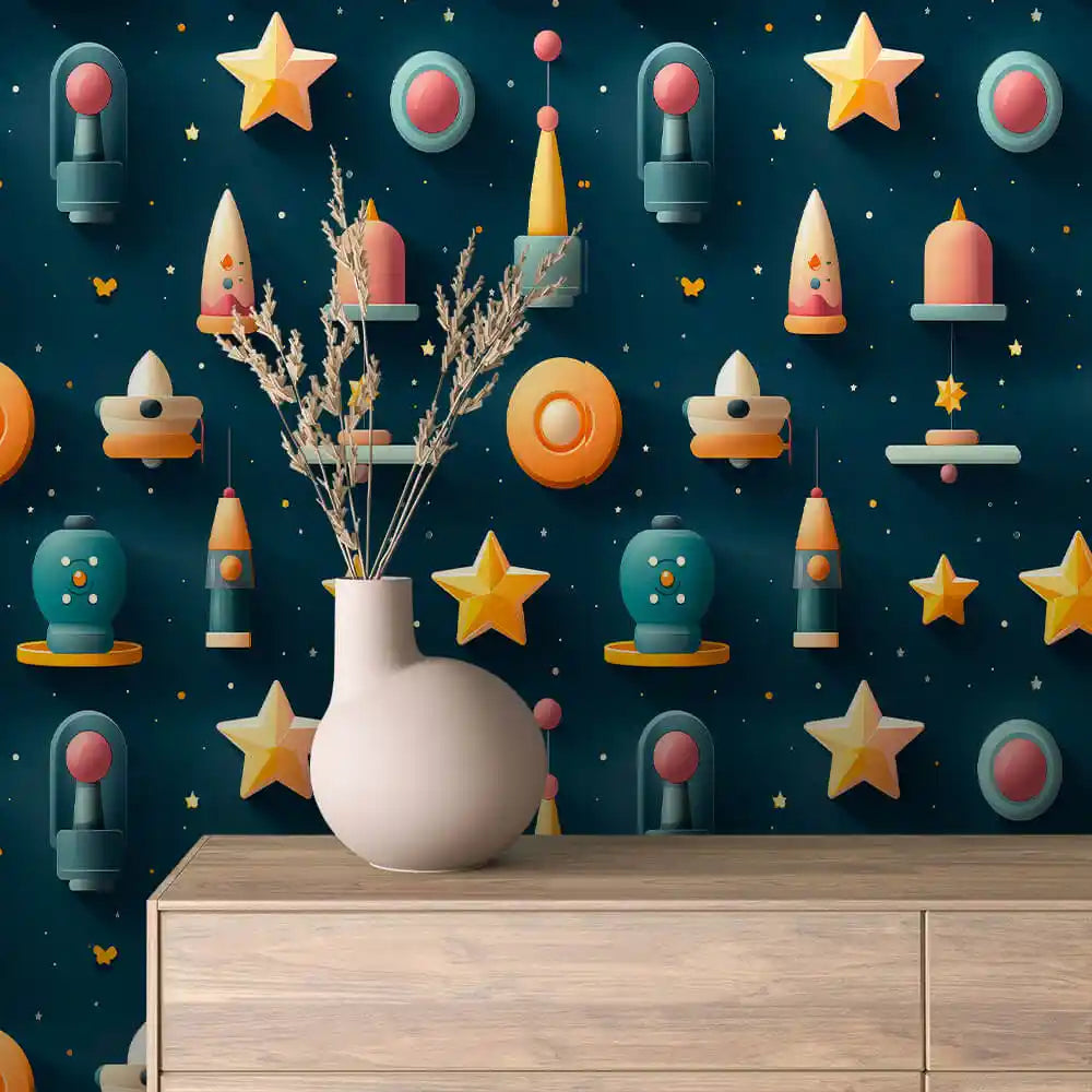 Papier Peint Enfant & Bébé – Univers Doux et Coloré