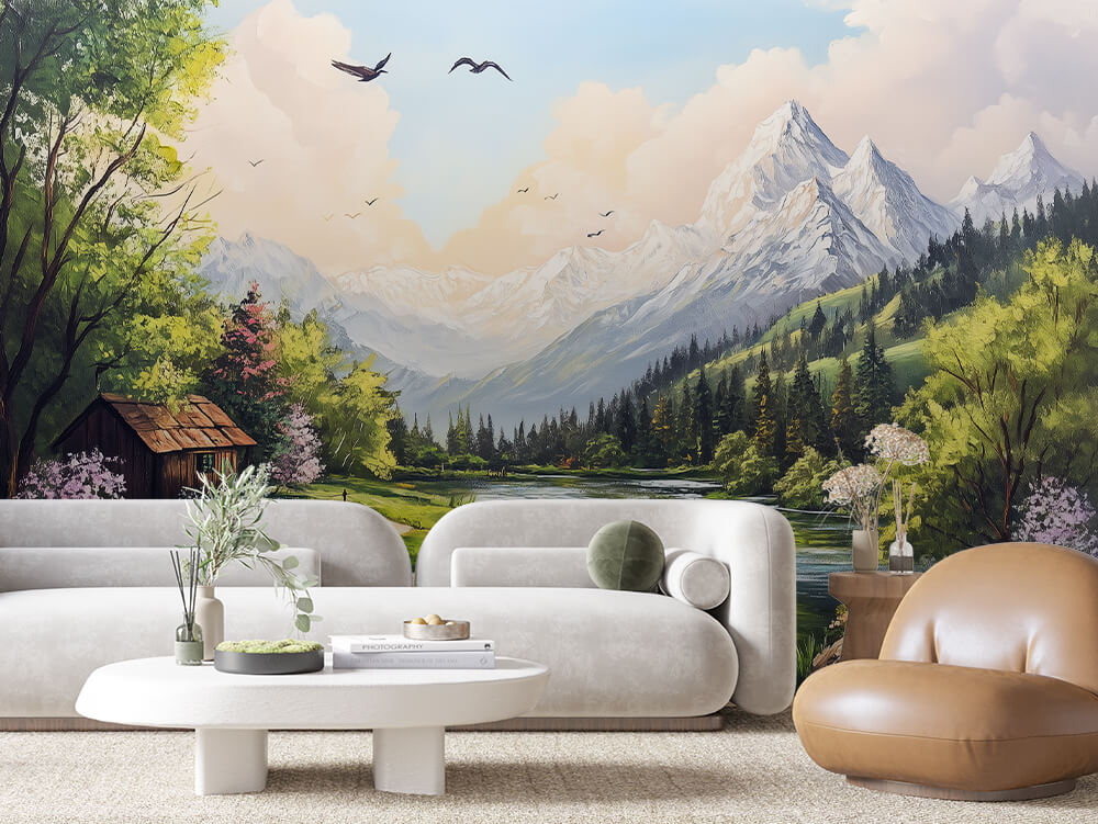 Papier Peint Paysages & Panoramas Ambiance Nature Immersive
