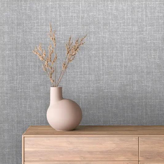Papier Peint Effet Texture Tissu Brun Élégant