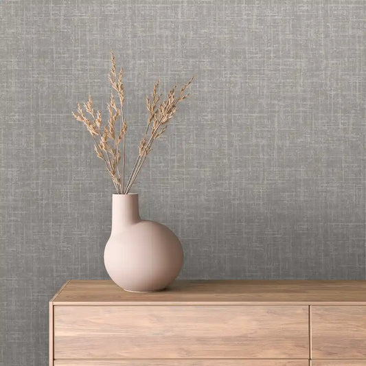 Papier Peint Effet Texture Tissu Brun Élégant