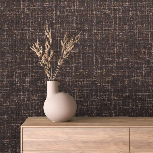 Papier Peint Effet Texture Tissu Brun Élégant
