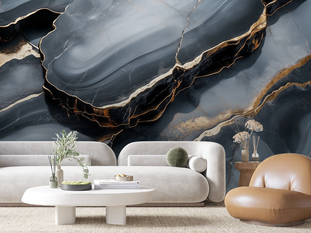 Papier Peint Prestige Marble Style Luxueux et Classique