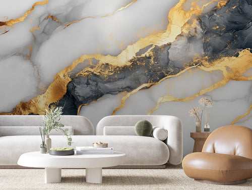Papier Peint Prestige Marble Style Luxueux et Classique