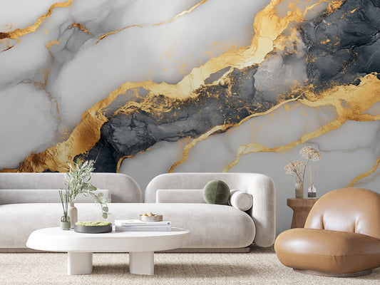 Papier Peint Prestige Marble Style Luxueux et Classique