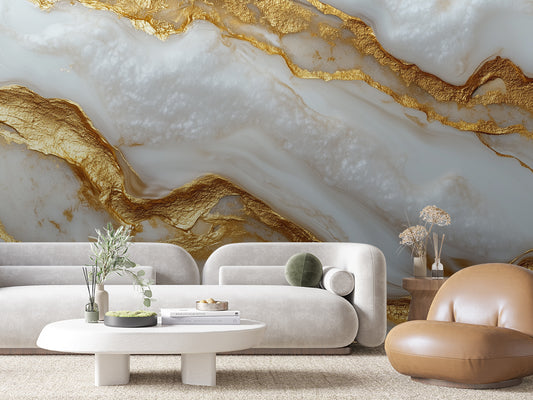 Papier Peint Prestige Marble Style Luxueux et Classique
