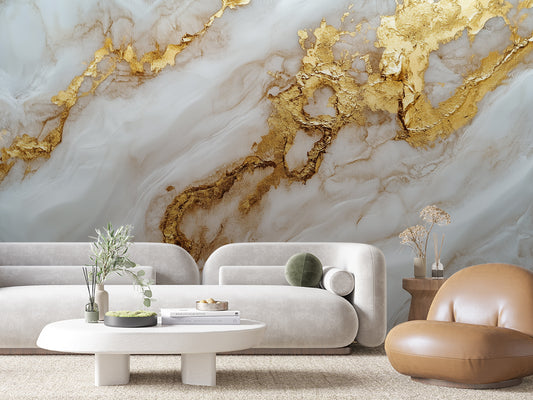 Papier Peint Prestige Marble Style Luxueux et Classique
