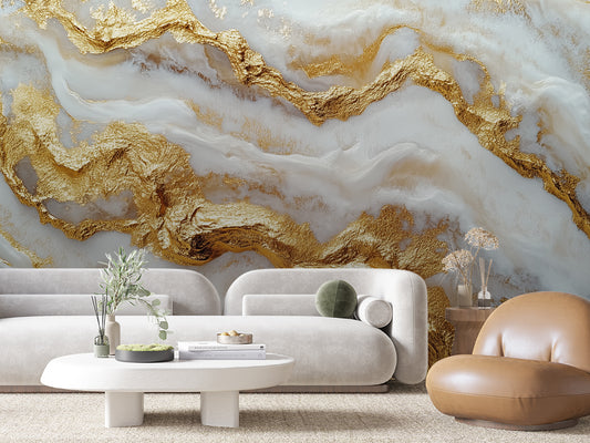 Papier Peint Prestige Marble Style Luxueux et Classique