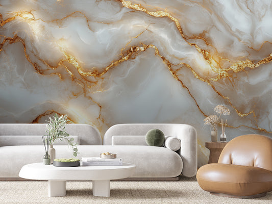 Papier Peint Prestige Marble Style Luxueux et Classique