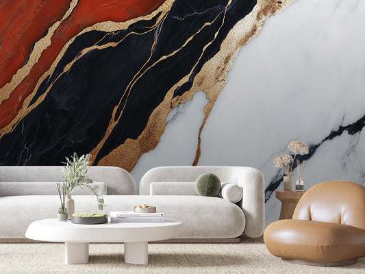 Papier Peint Prestige Marble Style Luxueux et Classique