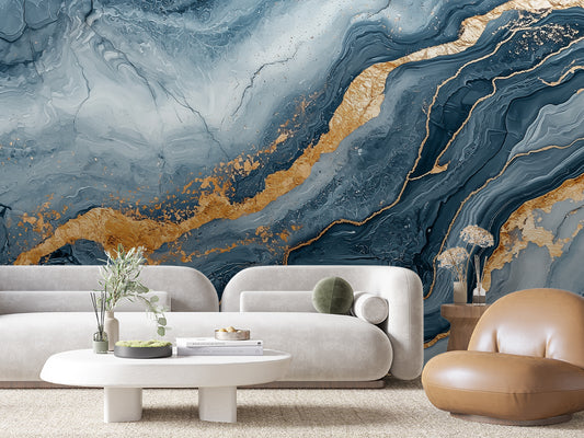 Papier Peint Prestige Marble Style Luxueux et Classique