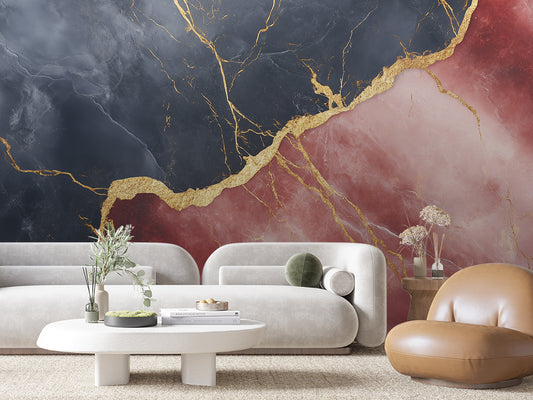 Papier Peint Prestige Marble Style Luxueux et Classique