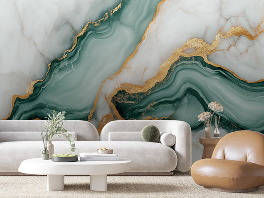 Papier Peint Prestige Marble Style Luxueux et Classique