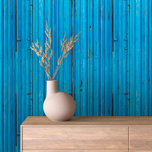 Papier Peint Effet Métal Industriel – Style Loft Vintage