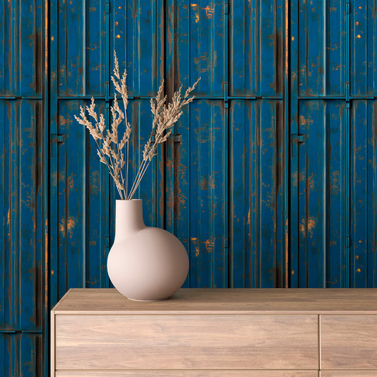 Papier Peint Effet Métal Industriel – Style Loft Vintage