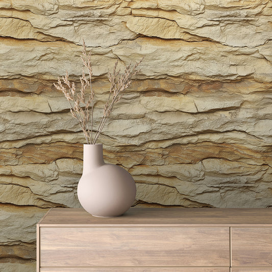 Papier Peint Effet Stone Naturelle Style Industriel Élégant