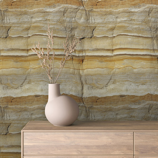 Papier Peint Effet Stone Naturelle Style Industriel Élégant