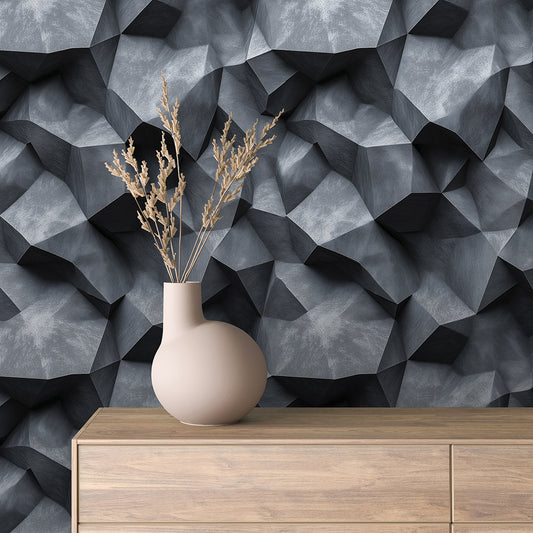 Papier Peint Effet Stone Naturelle Style Industriel Élégant