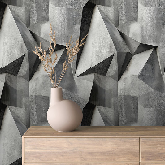 Papier Peint Effet Stone Naturelle Style Industriel Élégant