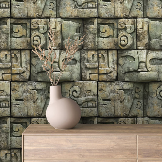 Papier Peint Effet Stone Naturelle Style Industriel Élégant